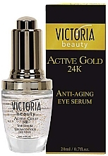 Fragrances, Perfumes, Cosmetics Eye Serum - Victoria Beauty Active Gold 24k Anti-Aging