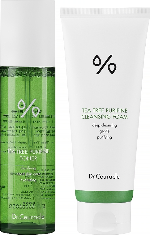 Skincare Set - Dr.Ceuracle Tea Tree Duo Set (f/toner/100ml + f/foam/150ml) — photo N2