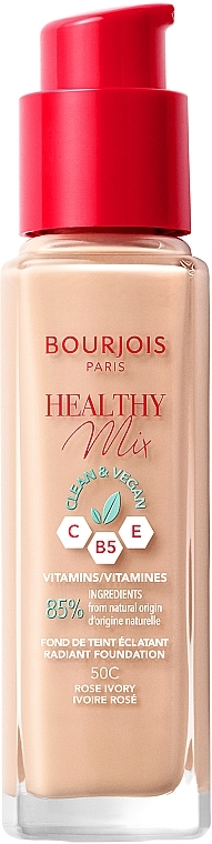 Bourjois Healthy Mix Clean & Vegan - Bourjois Healthy Mix Clean & Vegan Foundation — photo N2