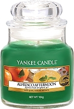 Fragrances, Perfumes, Cosmetics Scented Candle in Jar - Yankee Candle Alfresco Afternoon Fresh Collection