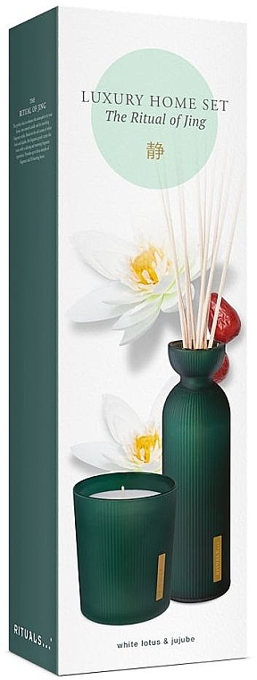 Set - Rituals The Rituals Of Jing Classic Home (diff/250ml + candle/290g) — photo N1