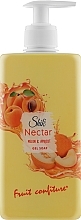 Fragrances, Perfumes, Cosmetics Melon & Apricot Liquid Body & Hand Gel Soap - Shik Nectar Melon & Apricot Gel Soap