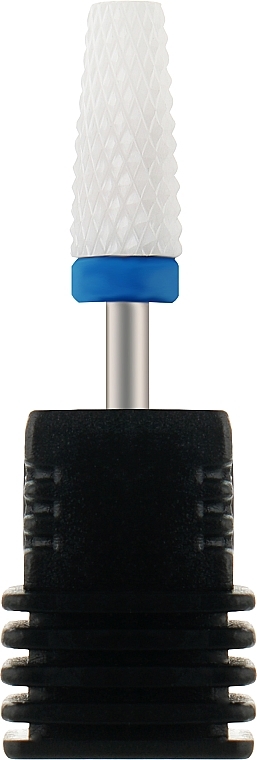 Ceramic Nail Drill Bit 'Cone', 610124, blue mark - Tufi Profi Premium — photo N1