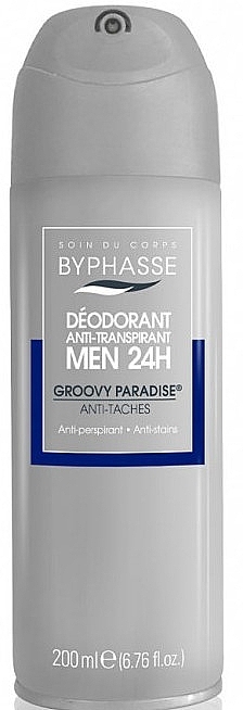 Deodorant - Byphasse Men 24h Anti-Perspirant Deodorant Groovy Paradise Spray — photo N1