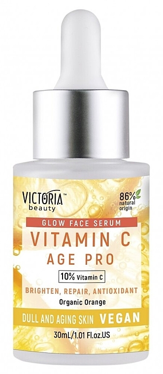 Vitamin C Face Serum - Victoria Beauty C Age Pro Glow Face Serum — photo N1