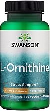 L-Ornithine Amino Acid, 500 mg - Swanson L-Ornithine Amino Acid 500mg — photo N1