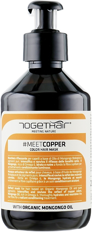 Color Hair Mask - Togethair Meeting Nature Color Hair Mask Copper — photo N1