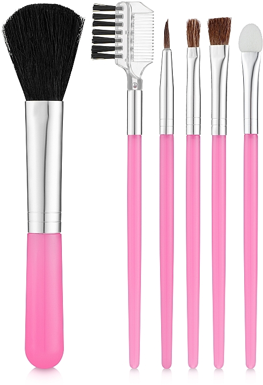 Makeup Brush Set, pink - Globus Group — photo N1