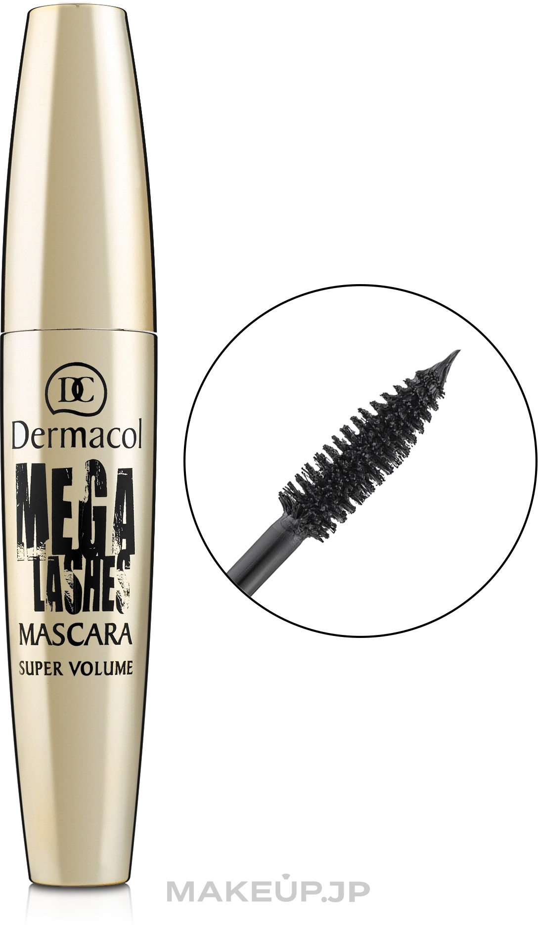 Panoramic Effect Extra Volume Mascara - Dermacol Mega Lashes Mascara — photo 01 - Black