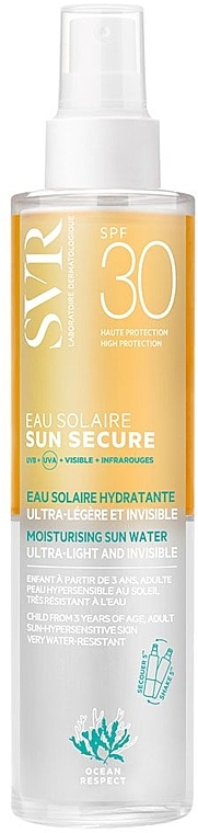 Sunscreen Water - SVR Sun Secure Eau Solaire Moisturising Sun Water SPF30+ — photo N1