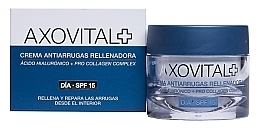 Fragrances, Perfumes, Cosmetics Anti-Wrinkle Face Cream - Axovital Anti-Wrinkle Replenishing Face Cream SPF15