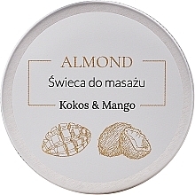 GIFT! Coconut & Mango Massage Candle - Almond Cosmetics Coconut & Mango Massage Candle — photo N1