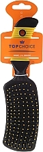 Fragrances, Perfumes, Cosmetics Hair Brush, 2670, black-yellow - Top Choice