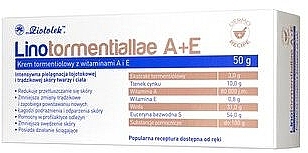 Vitamins A & E Tormentiol Cream - Ziololek Linotormentiallae A+E Cream — photo N1