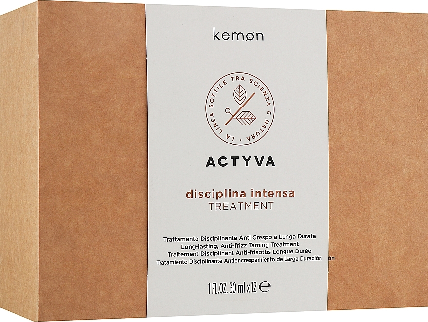 Lotion for Unmanageable Hair - Kemon Actyva Discipline Intense Treatment — photo N1