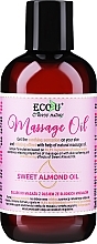 Fragrances, Perfumes, Cosmetics Massage Oil - Eco U Massage Oil Sweet Almond Oil