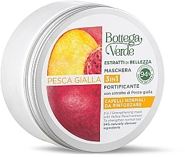 Yellow Peach Hair Mask - Bottega Verde Beauty Extracts Hair Mask — photo N1