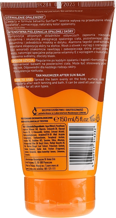 Tinted Sun Golden Balm - Lirene Sun Care Balm After Fervor — photo N2