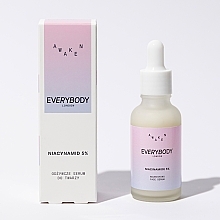 Nourishing & Regenerating Serum with 5% Niacinamide & Vitamin E - EveryBody Awaken Nourishing Face Serum — photo N2