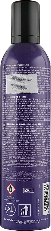 Strong Hold Hair Styling Gel Mousse - Kezy Magic Life Mousse — photo N2