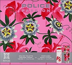 Fragrances, Perfumes, Cosmetics Police Passion Woman - Set (edt/100ml + lotion/125ml)