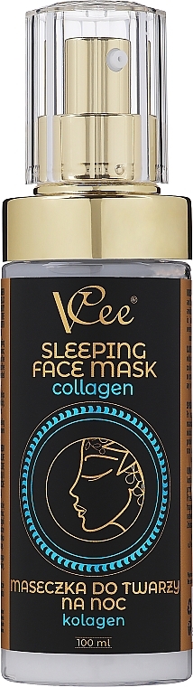 Night Collagen Face Mask - Vcee Sleeping Face Mask Collagen — photo N1