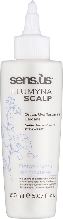Detoxifying Moisturizing Shampoo - Sensus Illumyna Scalp Detox-Hydra Pre Cleanser — photo N1