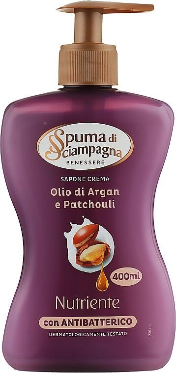 Argan & Patchouli Liquid Soap - Spuma di Sciampagna — photo N1