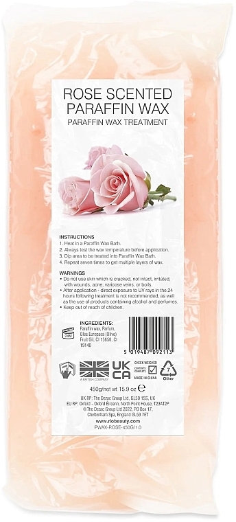 Rose Paraffin Wax - Rio Paraffin Wax Block Rose — photo N1