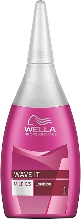 Perm Lotion for Colored Hair - Wella Professionals Wave It Mild Emulsion 1 — photo N1