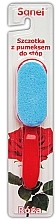 Fragrances, Perfumes, Cosmetics Pumice Brush for Foot Care, red and blue - Sanel Roza