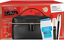 Fragrances, Perfumes, Cosmetics Set - L’Oreal Paris L'Atelier (mascara/8ml + eye/liner/2g + remover/125ml + pouch/1pcs) 