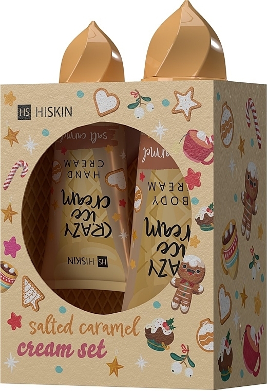 キット - HiSkin Salted Caramel Cream Set (b/cr/200ml + h/cr/60ml) — photo N1