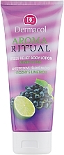 Fragrances, Perfumes, Cosmetics Anti-Stess Body Milk "Grape & Lime" - Dermacol Body Aroma Ritual Stress Relief Body Milk