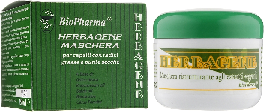 Healing Hair Mask - Biopharma Herbagene Mask — photo N2