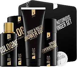 Fragrances, Perfumes, Cosmetics Angry Beards Urban Twofinger - Set (edc/100ml + deo/150ml + sh/gel/230ml + antist/10g)