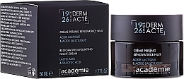 Night Restorative Exfoliating Cream - Academie Peeling Renovatrice Nuit Acide Lactique & Acide Salicylique — photo N4