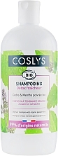 Organic Peppermint Shampoo for Oily Hair - Coslys Shampoo with organic peppermint — photo N3