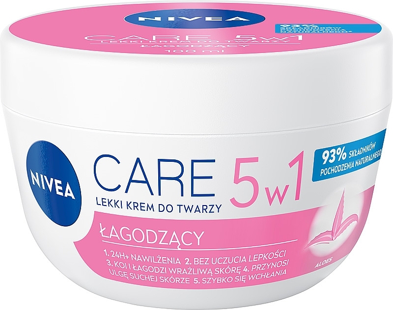 Soothing Cream for Dry Skin - NIVEA Care Light Soothing Cream — photo N1