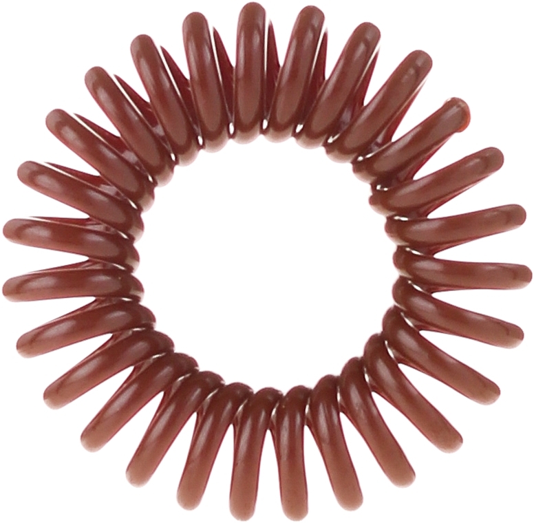 Elastic Hair Bands, brown - Cosmetic 2K Hair Tie Brown — photo N2
