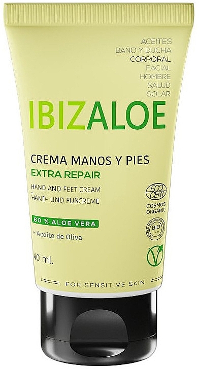 Hand & Foot Cream - Ibizaloe Hand And Feet Cream — photo N1