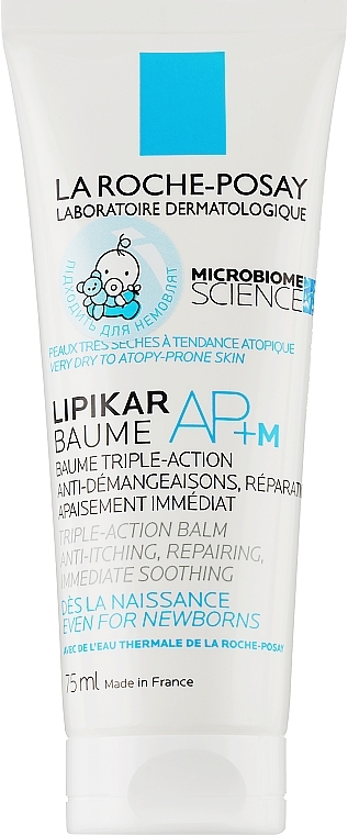 Lipidrestoring Face & Body Balm for Very Dry & Atopic-Prone Skin - La Roche-Posay Lipikar Baume AP+M — photo N16