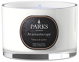 Scented Candle - Parks London Aromatherapy Tobacco & Leather Candle — photo N4