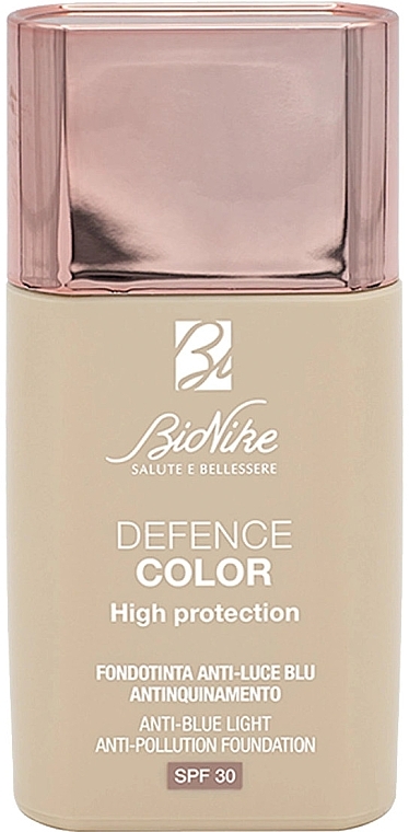Foundation - BioNike Defence Color High Protection Anti-Blue Light Anti-Pollution Foundation SPF 30 — photo N1