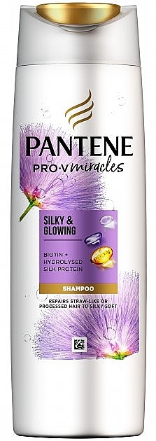 Sulphate-Free Shampoo - Pantene Pro-V Miracles Silky & Glowing Shampoo — photo N2