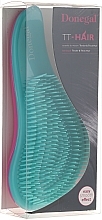 Fragrances, Perfumes, Cosmetics Hair Brush 1218, dark blue-pink - Donegal TT-Hair