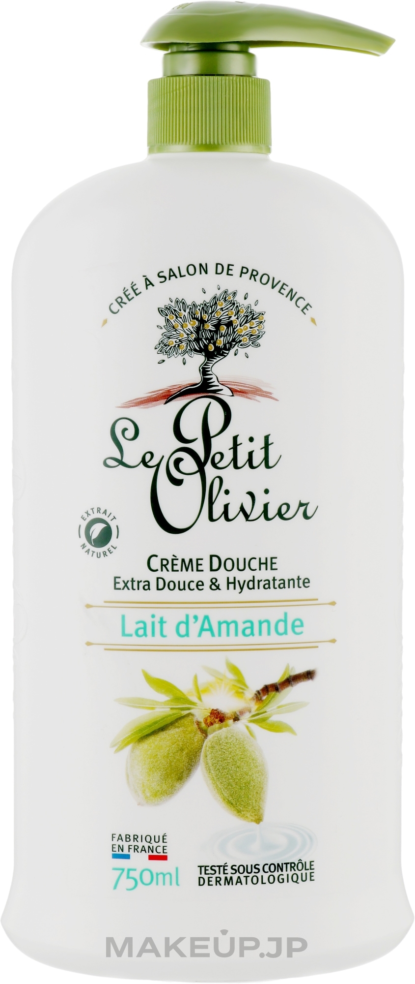 Shower Cream "Almond Milk" - Le Petit Olivier Extra Gentle Almond Milk Shower Creams — photo 750 ml