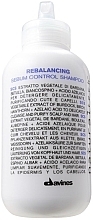 Fragrances, Perfumes, Cosmetics Balancing Shampoo - Davines Rebalancing Sebum Control Shampoo