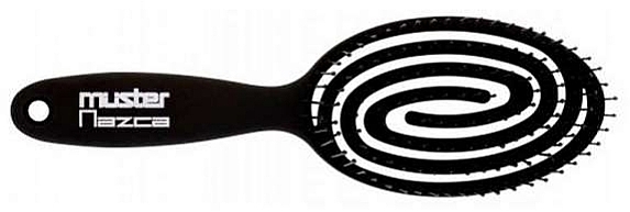 Oval Hair Brush, spiral - Dikson Muster Nazca — photo N1