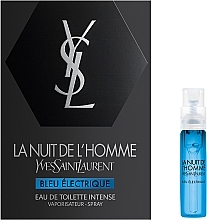 Fragrances, Perfumes, Cosmetics Yves Saint Laurent La Nuit de L'Homme Bleu Electrique - Eau de Toilette (sample)